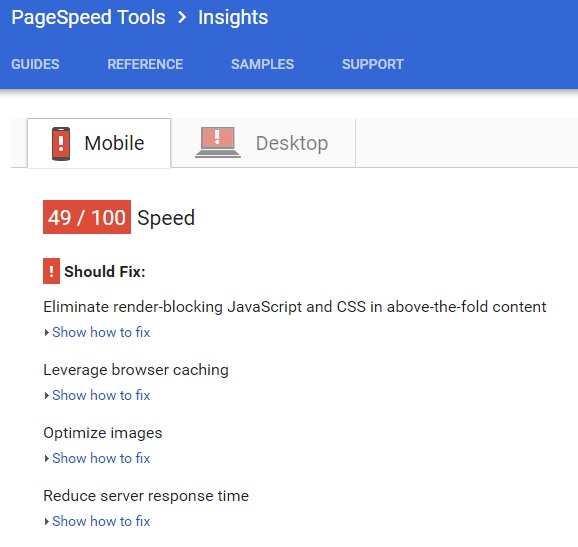 page-speed-insights-tool
